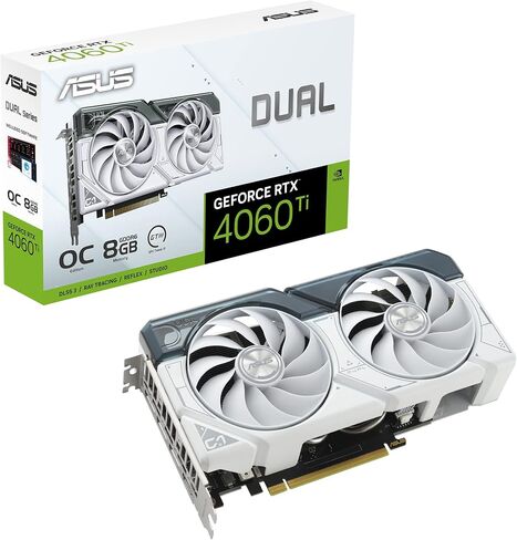 ASUS Dual GeForce RTX™ 5060 Ti 16GB GDDR7 OC Edition (PCIe 5.0, 16GB GDDR7, DLSS 4, HDMI 2.1b, DisplayPort 2.1b, 2.5-Slot Design, Axial-tech Fan Design, 0dB Technology, and More) in Saudi Arabia