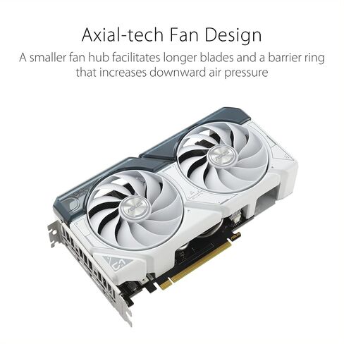 ASUS Dual GeForce RTX™ 5060 Ti 16GB GDDR7 OC Edition (PCIe 5.0, 16GB GDDR7, DLSS 4, HDMI 2.1b, DisplayPort 2.1b, 2.5-Slot Design, Axial-tech Fan Design, 0dB Technology, and More) in Saudi Arabia