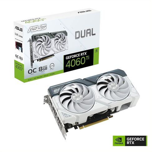 ASUS Dual GeForce RTX™ 5060 Ti 16GB GDDR7 OC Edition (PCIe 5.0, 16GB GDDR7, DLSS 4, HDMI 2.1b, DisplayPort 2.1b, 2.5-Slot Design, Axial-tech Fan Design, 0dB Technology, and More) in Saudi Arabia