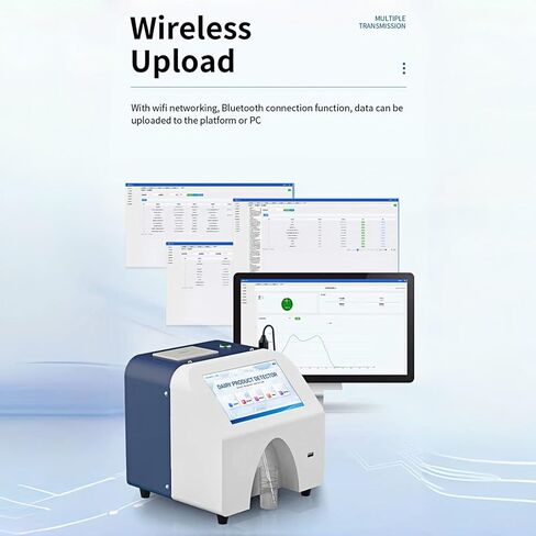 Dairy Milk Analyzer Ultrasonic Dairy Composition Analyzer with USB Interface Thermal Printer for Dairy Milk Goat Milk Fat Protein Detector Laboratory Dairy Detector in Saudi Arabia