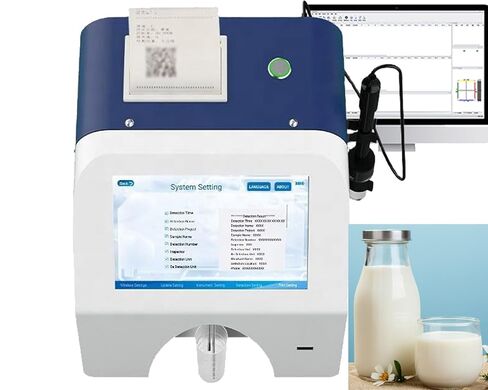 Dairy Milk Analyzer Dairy Composition Analyzer with USB Interface Thermal Printer for Laboratory Cow Milk Fat Tester Dairy Analyzer in Saudi Arabia