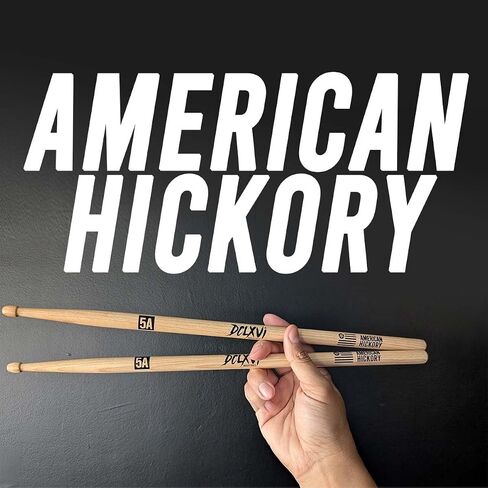 American Classic Extreme 5A Wood Drumsticks Classic Hardrock Drum Sticks 5A Drumsticks Accessories by DCLXVI Industries in Saudi Arabia