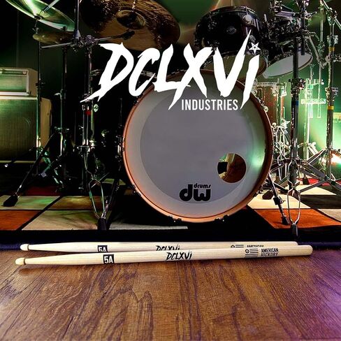 American Classic Extreme 5A Wood Drumsticks Classic Hardrock Drum Sticks 5A Drumsticks Accessories by DCLXVI Industries in Saudi Arabia