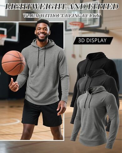 3 Pack Mens Big and Tall Hoddies Pullover Hooded Cotton Sweatshirts Loose Fit Long Sleeve Casual Hoodies in Saudi Arabia