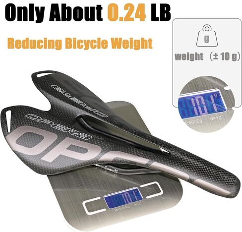 Bike Seat Carbon Bike Saddle Carbon Fiber Bicycle Seat Mountain Super Lightweight Road Bike Saddle Cycling MTB Saddles for Womens and Mens Front Seat in Kuwait