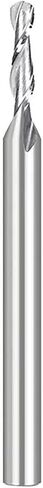 3.175 Shank Ball Nose Milling Cutter 0.8-3.175mm Diameter CNC Router Bit Carbide End Mill for Woodworking(3.175x2.0x15) in Saudi Arabia