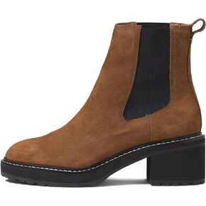 Madewell The Carina Platform Chelsea Boots For Women - Pull Tab On The Back, Leather Upper, And Low Platform Heel