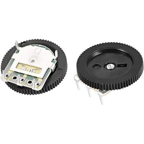 uxcell 10K Ohm Dial Wheel Potentiometer for Audio Stereo Volume Switch Control 16x6mm 20Pcs