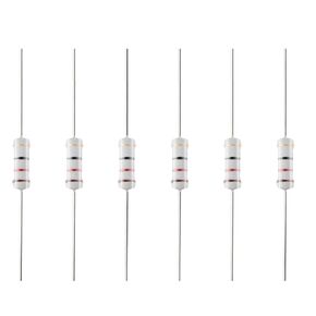 Fielect 50 قطعة 20ohm المقاوم 1 واط 5% معدن أكسيد فيلم المقاومات محوري الرصاص لهب برهان DIY بها بنفسك المشاريع الإلكترونية والتجارب التسامح