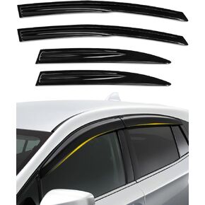 ROADFAR Fits for 2006-2011 for Honda Civic 4 Dr LX DX Sedan Window Outside Mount Window Deflector Rain Guard 4Pcs Set