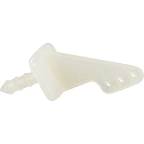 uxcell Control Horn, 13x9mm Nylon Horns with 3 Holes 0.8mm for RC Airplane Parts Beige 5pcs