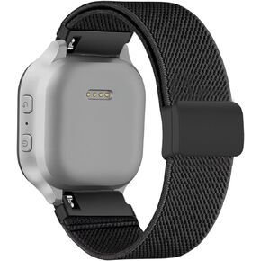 1/3 Pack Kid's Nylon Solo Loop Watch Band Compatible with Gabb Watch/ Gizmo Watch/ SyncUP Watch & Cosmo Jr. Track, 20mm Stretchy Strap with Magnetic Buckle, Adjustable Elastic Replacement for Small Wrists - For Boys and Girls