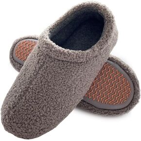 Women's Teddy Fleece Closed Back Washable Indoor Slipper oman Memory Foam Ladies Slippers