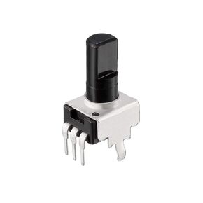 uxcell Carbon Film Potentiometer, 10K Ohm Variable Resistors Single Turn Rotary Half Shaft D Type Design 10pcs