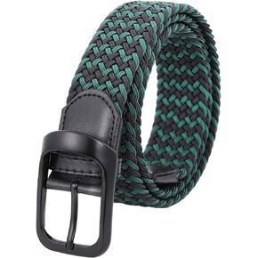 Golf Belts for Men, Adjustable Woven Braided Stretch Belt Men for Casual Jeans