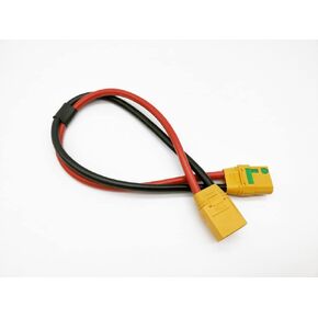 1-Piece XT90-S Anti-Spark Female Connector to XT90 Male Connector Extension Cable 30CM 10AWG for RC Model Vehicle Aircraft Model (XT90 Extension Cable)