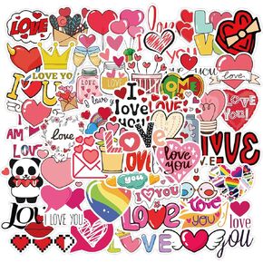 Happy Birthday Stickers, Cute Stickers, 50Pcs Kawaii Stickers Pack, Birthday Party Supplies, Funimost Vinyl Waterproof Stickers for Water Bottle Phone Guitar Laptop, Gift for Girls Kids Teens Adults