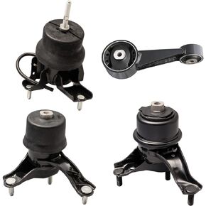 4pc Motor Mount Set Compatible with Toyota 2008-2012 Avalon, 2007-2017 Camry with 3.5L V6 Engine Automatic Transmission - Engine Mount Kit