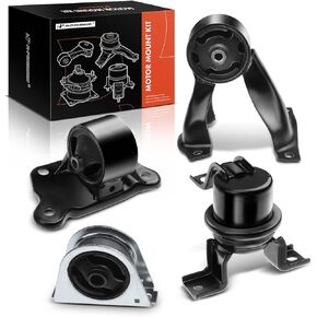 مجموعة حامل محرك المحرك وناقل الحركة A-Premium 4 قطع متوافقة مع Mitsubishi Lancer 2002 2003 2004 2005 2006 2007 L4 2.0L، ناقل حركة أوتوماتيكي