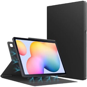 حافظة TiMOVO لهاتف Samsung Galaxy Tab S6 Lite الجديد مقاس 10.4 بوصة 2024/2022/2020 (SM-P610/P615/P613/P619)، غطاء حامل مغناطيسي خفيف الوزن للغاية يناسب جهاز Galaxy Tab S6 Lite Tablet - أسود