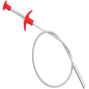Flexible Grabber Claw Pick Up Reacher Tool with 4 Claws Bendable Hose Pickup Reaching Assist Tool for Litter Pick, Home Sink, Drains, Toilet(24 Inches)