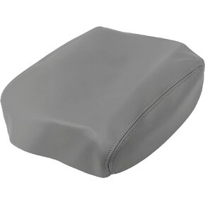 X AUTOHAUX Car Center Console Lid Armrest Seat Box Cover Protector Replacement Microfiber Leather for Honda Pilot 2009-2015 Beige