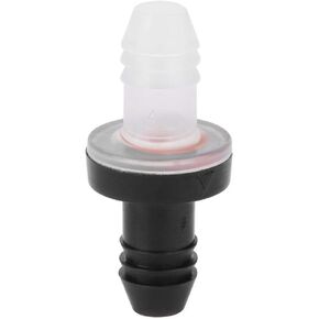 3/8" 10MM Inline Check Valve,Diaphragm One-Way Valve,for All Kinds of Highly Corrosive Chemical Media(PP/Silicone)