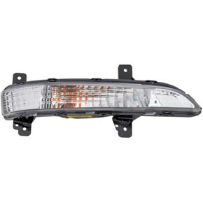 CarLights360: لـ 2013 2014 2015 2016 2017 Chevy Traverse مجموعة إضاءة أمامية/جانبية للركاب مع مصابيح - بديل معتمد من CAPA لـ GM2531135