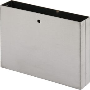 Sentry Supply 658-3004-8 Pilaster Shoe, Fits 5-In. Wide Pilasters, Stainless Steel, Square End (Single Pack)