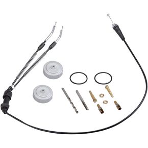 Mallofusa Tors Delete Removal Kit Throttle Cable Caps Idle Screws for Yamaha Banshee 1987-2006 Thumb Throttle Cable