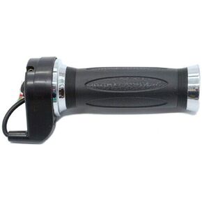 Universal 3 Wire Electric Scooter Bike Throttle Grip Black 12V 24V 36V 48V 60V