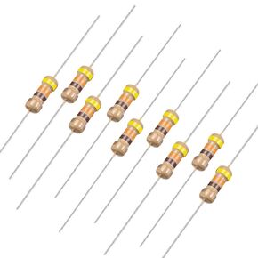 uxcell 50Pcs 430 Ohm Resistor, 1/4W 5% Tolerance Carbon Film Resistors, 4 Bands for DIY Electronic Projects and Experiments