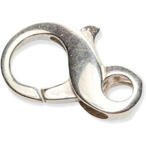 925 Sterling Silver Figure Eight 8 Infinity Lobster Clasp 11.6mm Made in USA Necklace Bracelet Connector by CRAFT WIRE