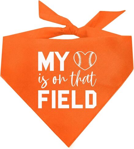 باندانا كلب البيسبول My Heart is On That Field (1044 أسود، مقاس واحد) in Kuwait