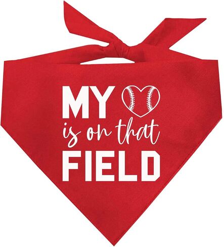 باندانا كلب البيسبول My Heart is On That Field (1044 أسود، مقاس واحد) in Kuwait