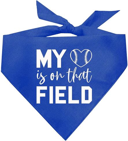 باندانا كلب البيسبول My Heart is On That Field (1044 أسود، مقاس واحد) in Kuwait