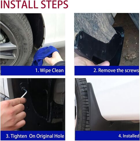 Mud Flaps for Toyota Camry LE XLE 2018 2019 2020 2021 Accessories Mud Splash Guard Front and Rear 4-PC Set in Saudi Arabia