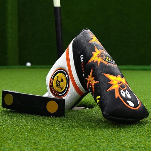 BIG TEETH Golf Blade Putter Cover Headcover Club Protector Magnetic Bar Closure for Scotty Cameron Taylormade Odyssey in Saudi Arabia