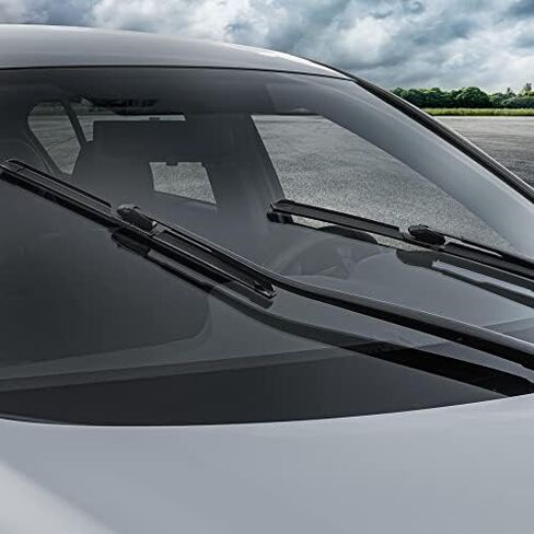 Cat C2.0 Windshield Wipers Blades 3pc Set Heavy Duty Automotive Replacement Windshield Wiper Blades Premium Beam Design, Front Pair PLUS Rear Wiper All Season Silent Clean Streak-Free Rubber 3-Piece in Kuwait