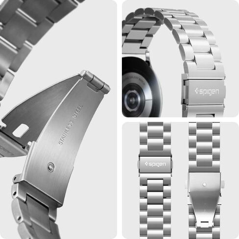 Spigen Modern Fit Designed For Samsung Galaxy Watch 6/5/4 44/40mm, Classic 6 47/43mm, 5 Pro 45mm, 4 Classic 46/42mm, 3 41mm, Active 1&2 Band in Saudi Arabia