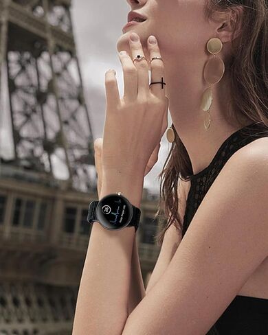 BlackPro 2 حزمة من أشرطة النايلون المتوافقة مع ساعة Google Pixel Watch/Pixel Watch 2 باند للنساء والرجال، حزام بديل رياضي بحلقة فردية قابلة للتعديل مع موصل مطور لساعة Google Pixel Watch in Kuwait