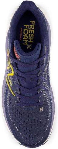 New Balance Men's Fresh Foam X 860 V13 Running Shoe Nb Navy/Ginger Lemon/Neo Flame 8.5 in Saudi Arabia