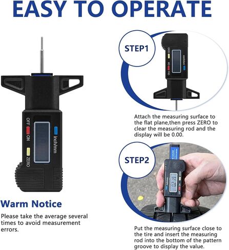 مجموعة متنوعة من أدوات قياس عمق مداس الإطارات ومقاييس الفرامل، قياس سمك بطانة الفرامل، قلم رقمي لقياس ضغط الإطارات، أغطية مسامير العجلة، خطافات سحب، سحّابات صمامات زجاجية مع حافظة in Kuwait