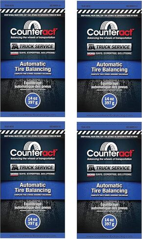 خرزات موازنة إطارات العجلات 14 أونصة - أربع عبوات من خرزات موازنة إطارات خدمة الشاحنات TA 14 أونصة. in Kuwait