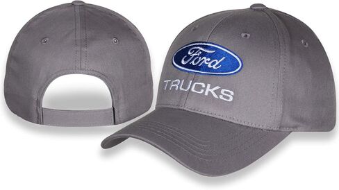 Officially Licensed Ford Trucks Light Grey/Nimbus Cloud Cotton Twill Baseball Hat/Cap with Adjustable Closure in Saudi Arabia