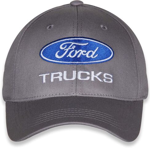 Officially Licensed Ford Trucks Light Grey/Nimbus Cloud Cotton Twill Baseball Hat/Cap with Adjustable Closure in Saudi Arabia