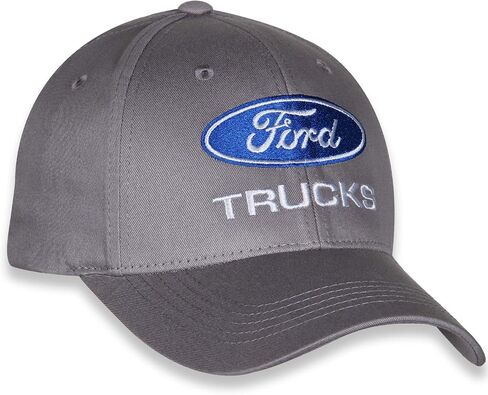 Officially Licensed Ford Trucks Light Grey/Nimbus Cloud Cotton Twill Baseball Hat/Cap with Adjustable Closure in Saudi Arabia