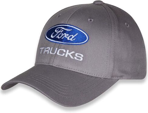 Officially Licensed Ford Trucks Light Grey/Nimbus Cloud Cotton Twill Baseball Hat/Cap with Adjustable Closure in Saudi Arabia