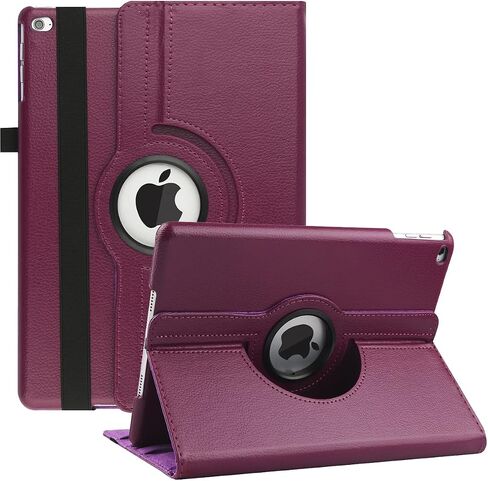 Rotating Case for iPad Mini 1/2/3 (7.9") - 360 Degree Rotating Multi-Angle Viewing Folio Stand Cases for Apple iPadMini 1st/2nd/3rd Generation (Black) in Saudi Arabia