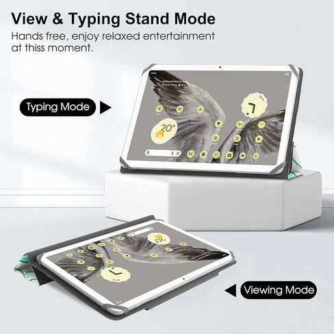 Universal Case for 9-11 inch Galaxy Fire Android Tablet Protective Cover Two Position Adjustable with Foldable Stand - Flower in Saudi Arabia